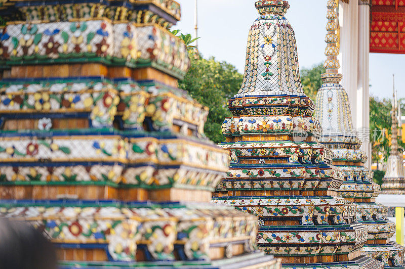 Wat Phra Chettuphon Wimon Mangkhalaram（Wat pho）的宝塔，泰国曼谷